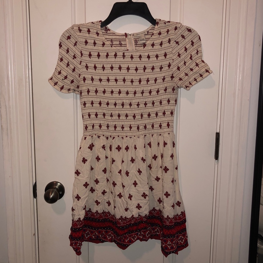 Forever 21 Mini Short Sleeve Summer Dress